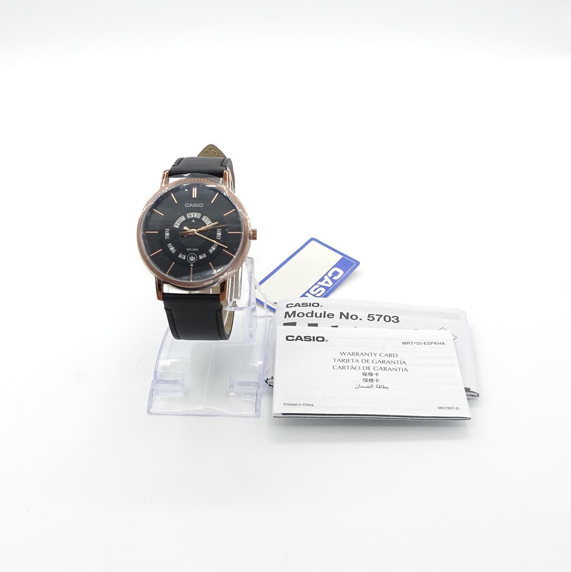 CASIO 카시오 MTP-B135RL-1AV 가죽시계 상품이미지2
