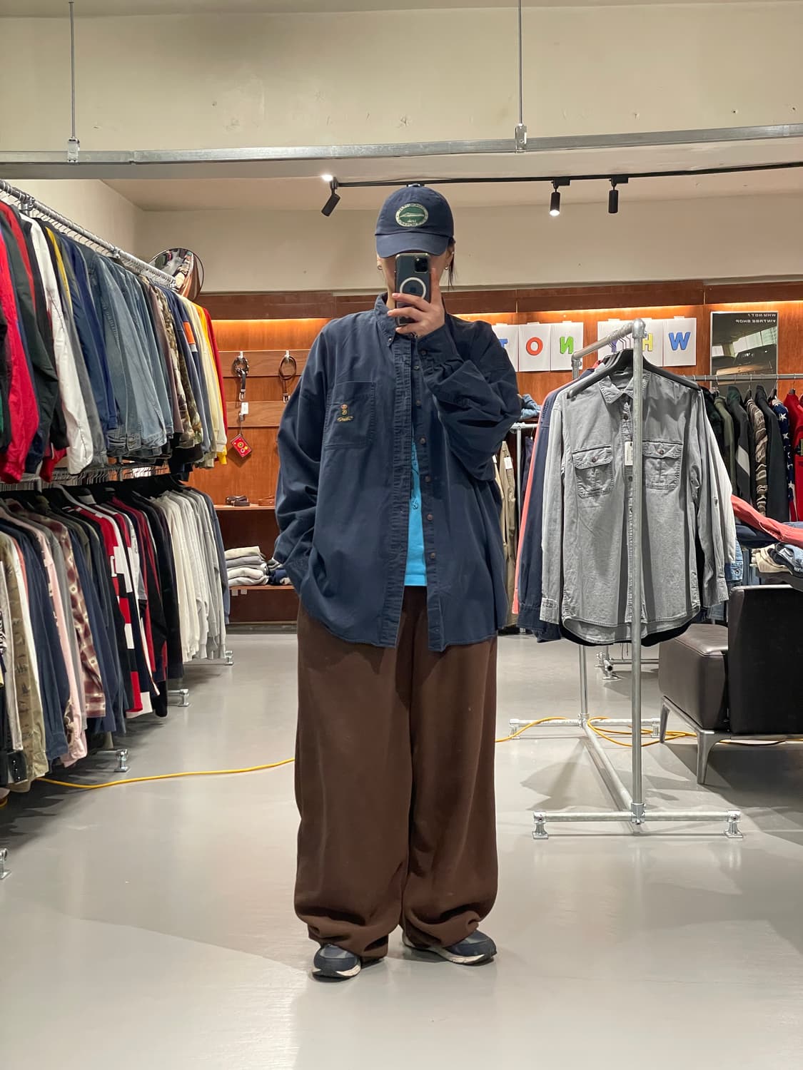 CHAPS 빅사이즈 코튼 셔츠 상품이미지2