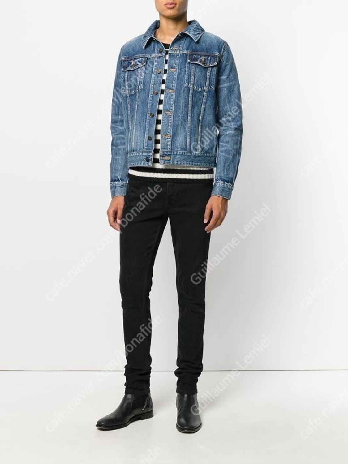 생로랑 플라밍고 데님자켓 상품이미지2