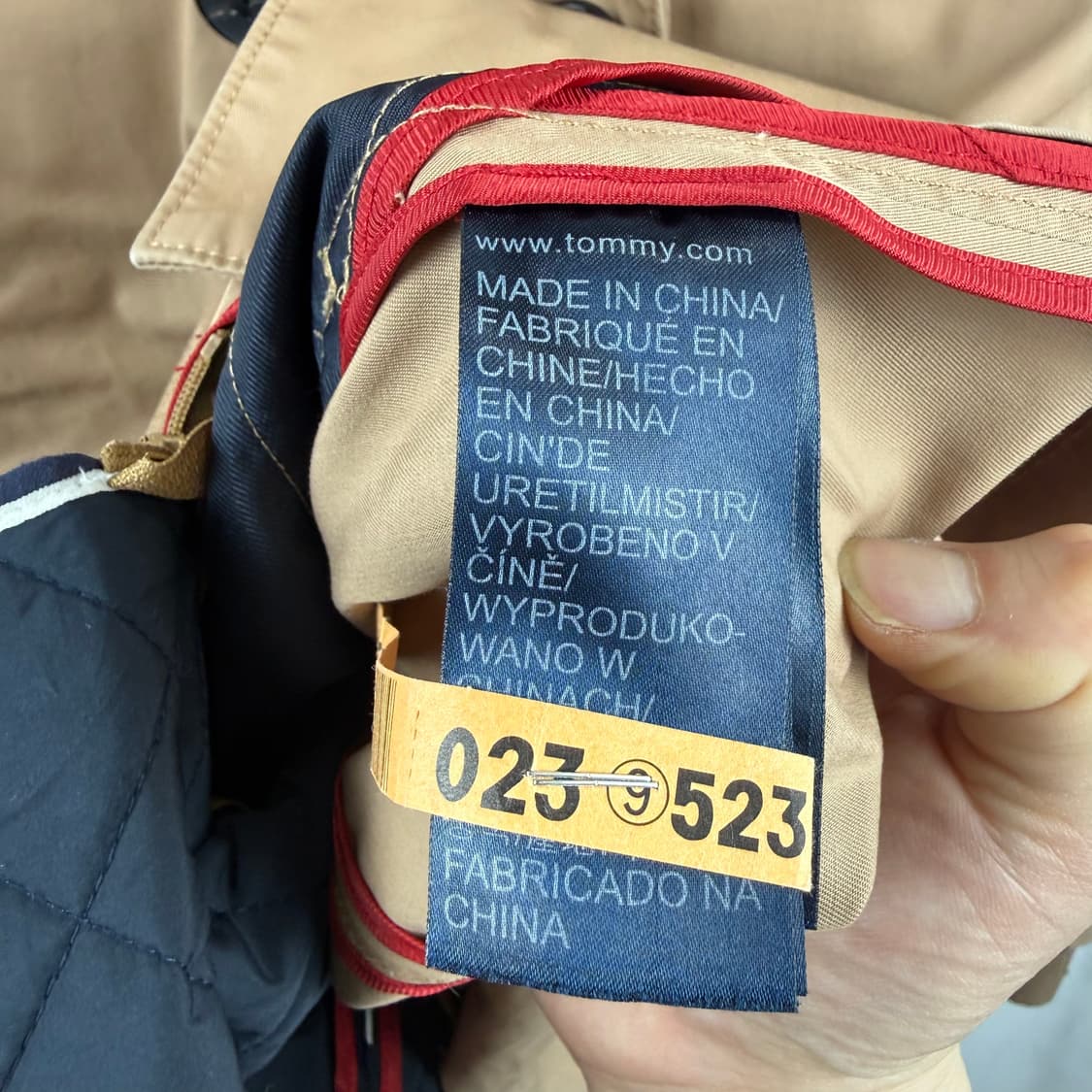 (XS) 타미힐피거 내피포함 트렌치 코트 베이지 상품이미지6