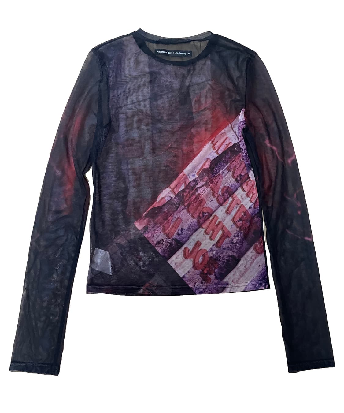 Andersson Bell / Film Printed Mesh Top 상품이미지3