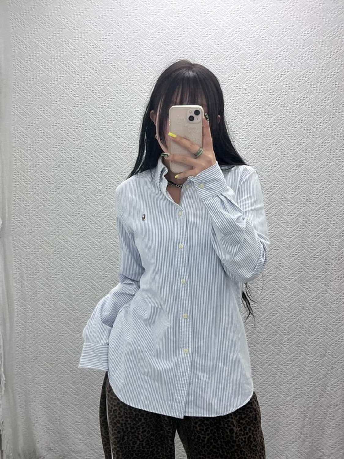 폴로 랄프로렌 빈티지 스트라이프 옥스포드 셔츠 100 C07563 상품이미지1