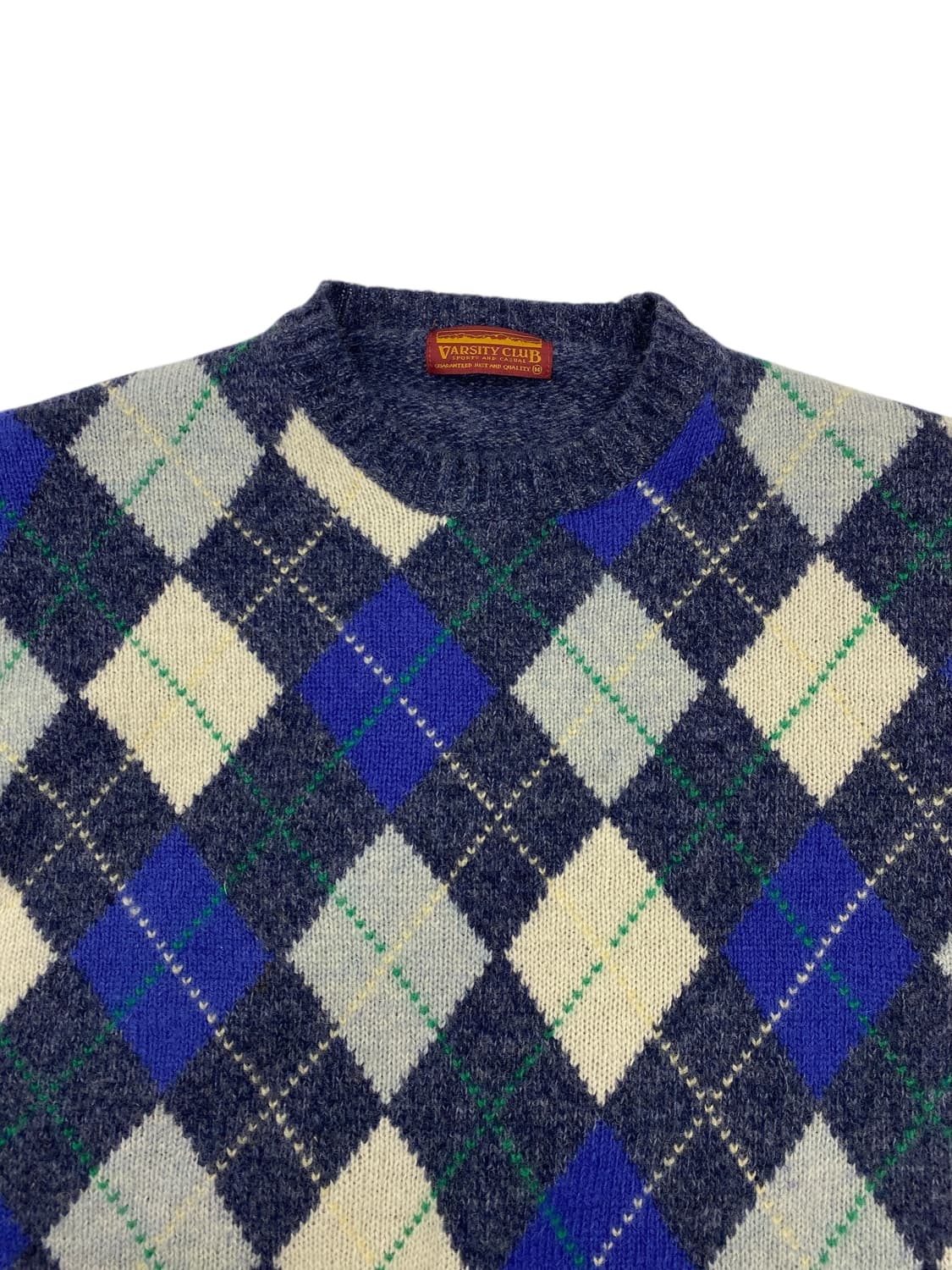 빈티지 울 아가일 스웨터  상품이미지3