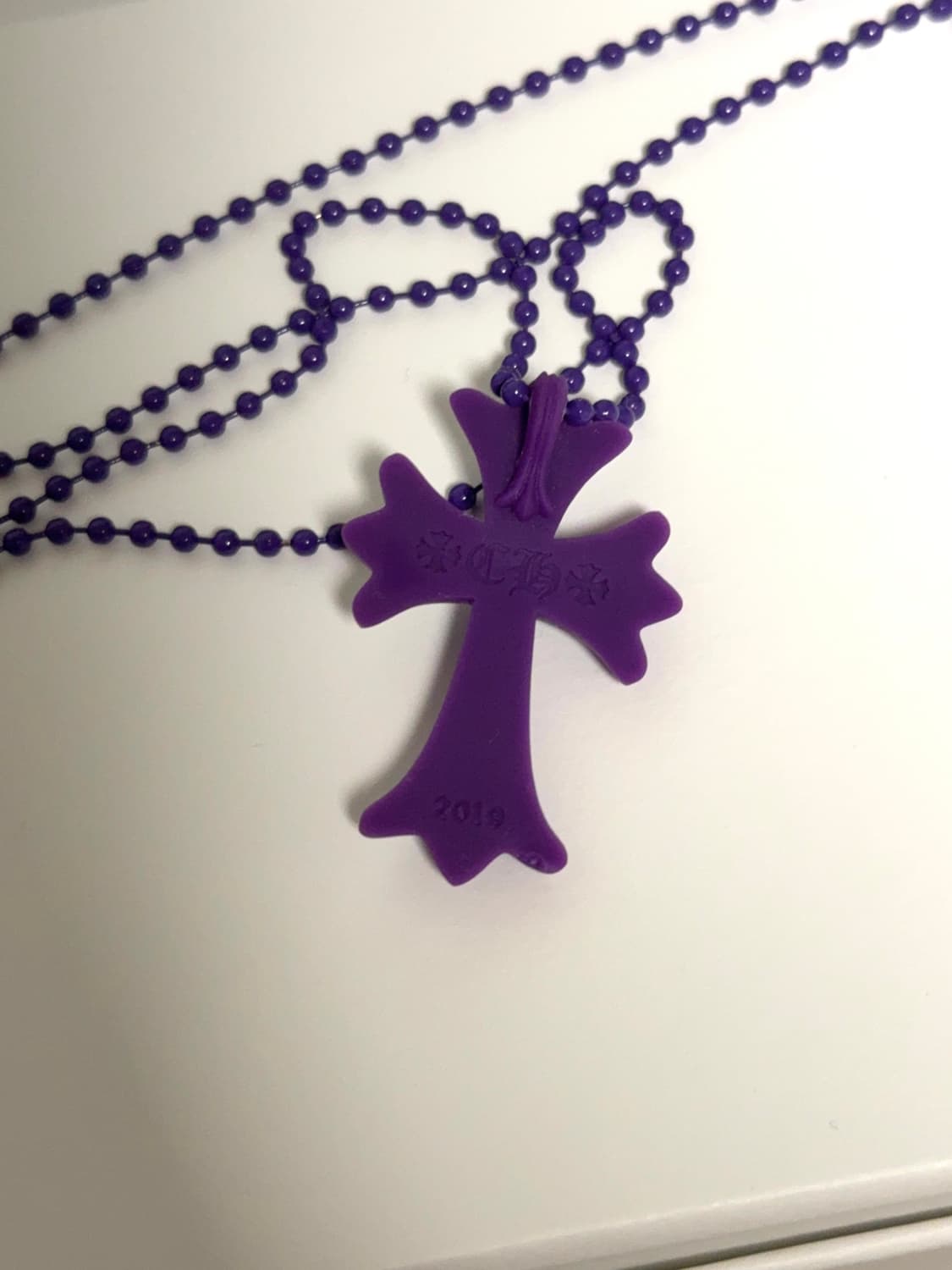 크롬하츠 실리콘 실리크롬 목걸이 퍼플 상품이미지5