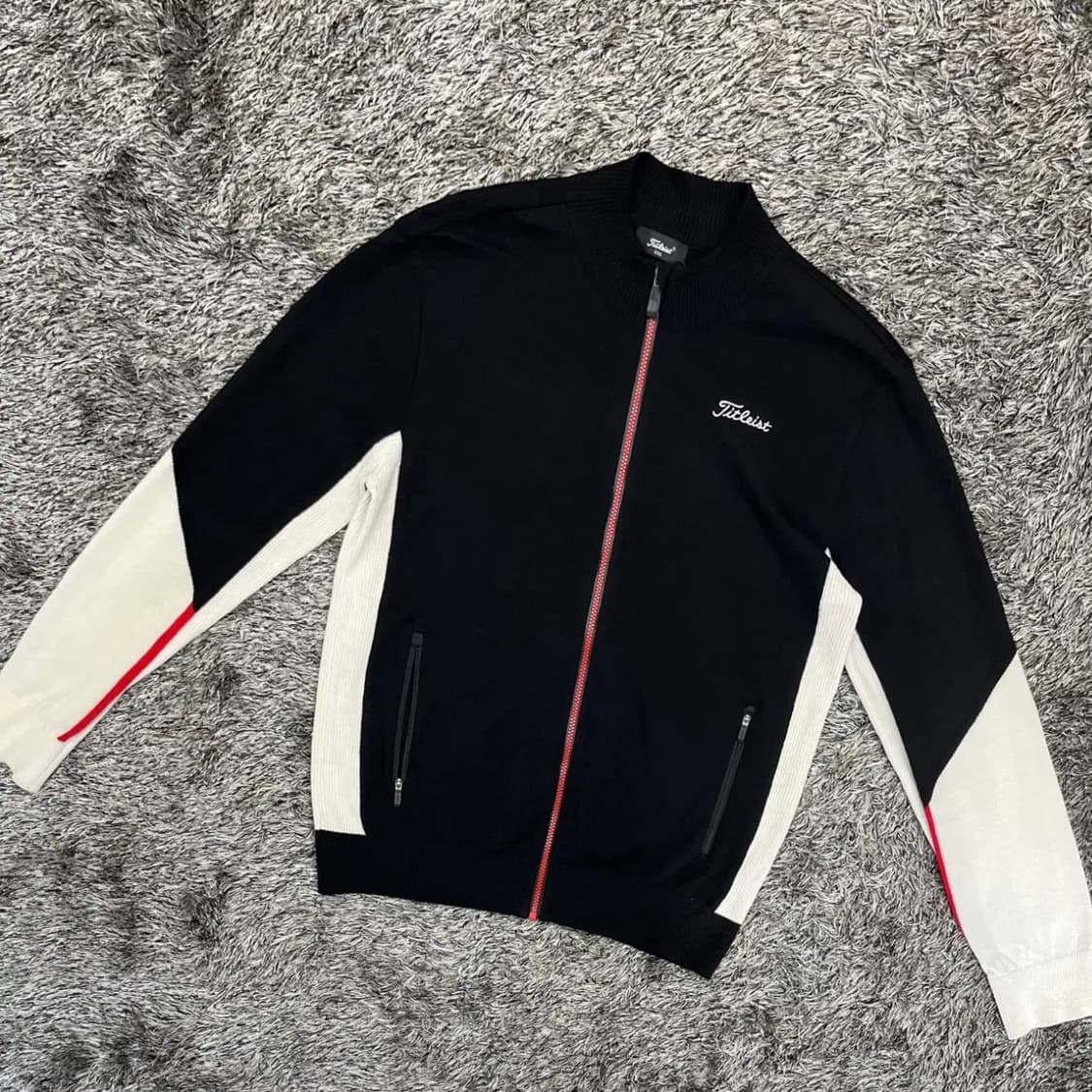 타이틀리스트 남성 울 니트 집업 (110) 상품이미지1