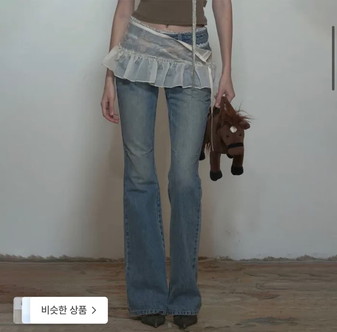 스컬프터 레이어드 마이크로 스커트 L 상품이미지1