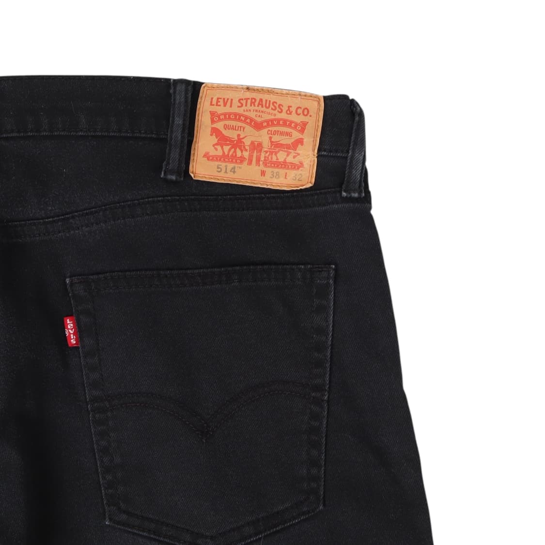 리바이스 514 블랙 진 데님팬츠 상품이미지3