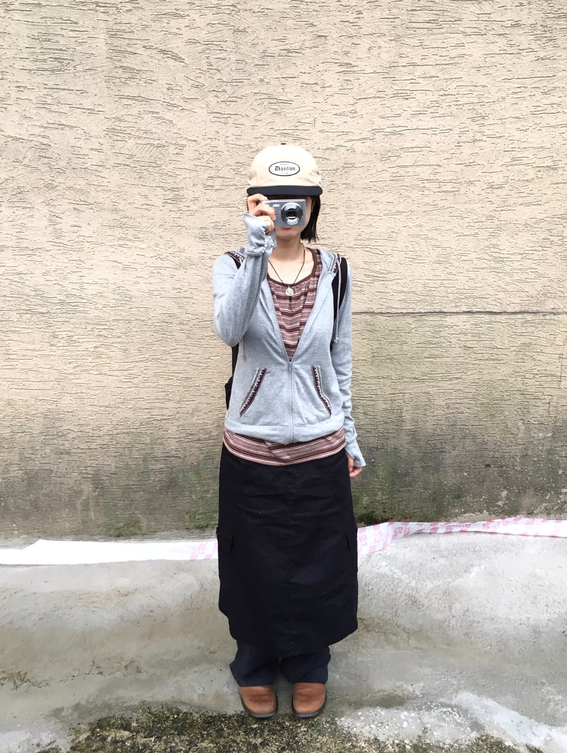 Hatual Navy pocket skirt 상품이미지4