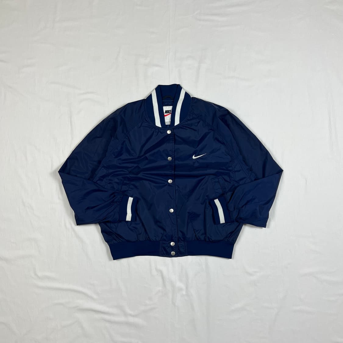 90‘s 나이키 nike N 로고 나일론 바시티자켓 상품이미지1