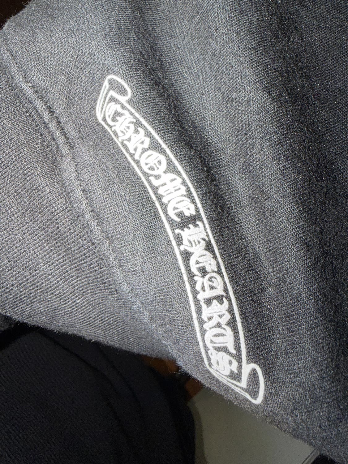 크롬하츠 홀스슈 플로랄 헤비웨이트 집업 후드 블랙 xxl 상품이미지6