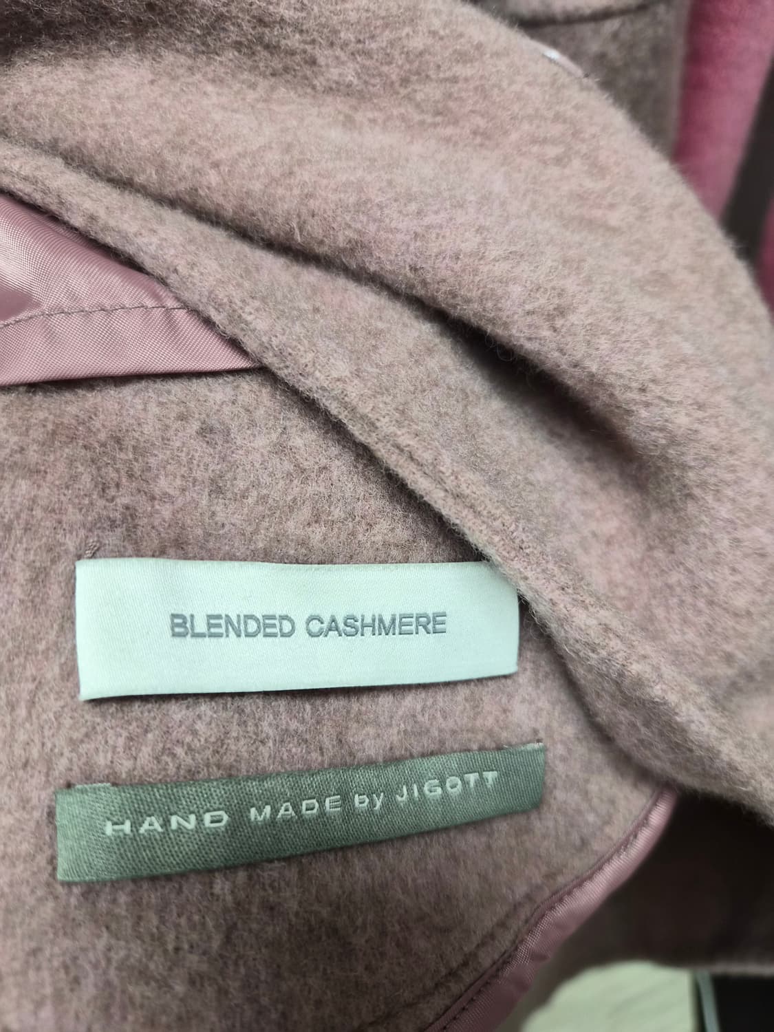 지고트 캐시미어 벌룬 입체 핸드메이드 롱코트 상품이미지6