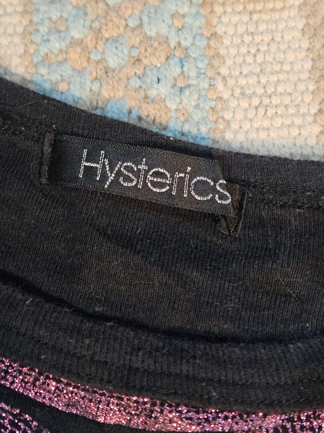 Hysterics 히스테릭스 글리터 프린팅 반팔 티셔츠 상품이미지6