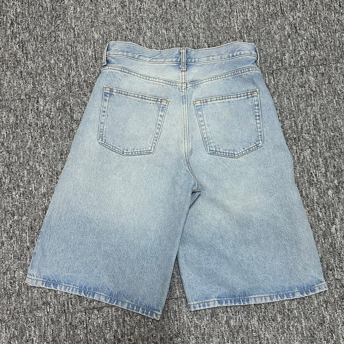 Cos 코스 반바지 롱라인 데님 쇼츠 라이트 블루 로열블루 상품이미지7