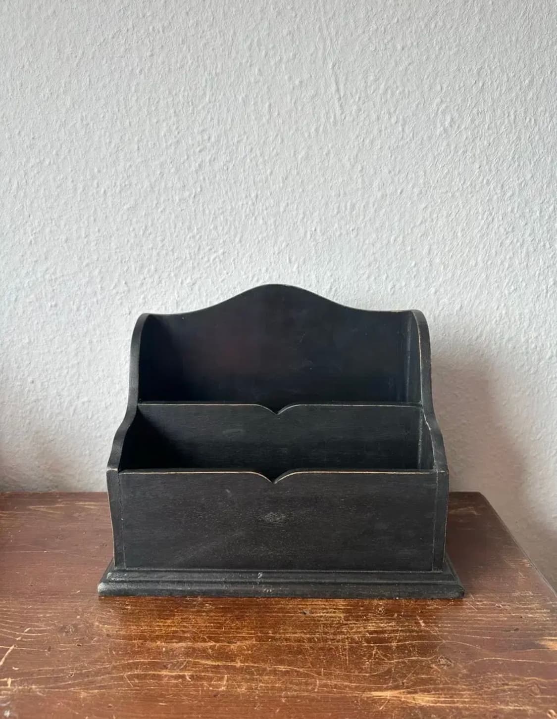 독일)빈티지 우드 블랙 오거나이저 상품이미지2