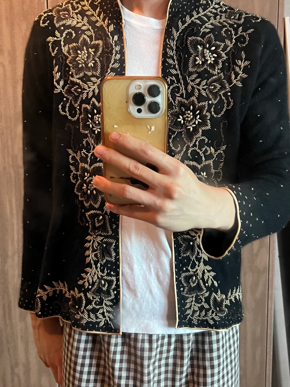 빈티지 자수 가디건 상품이미지2