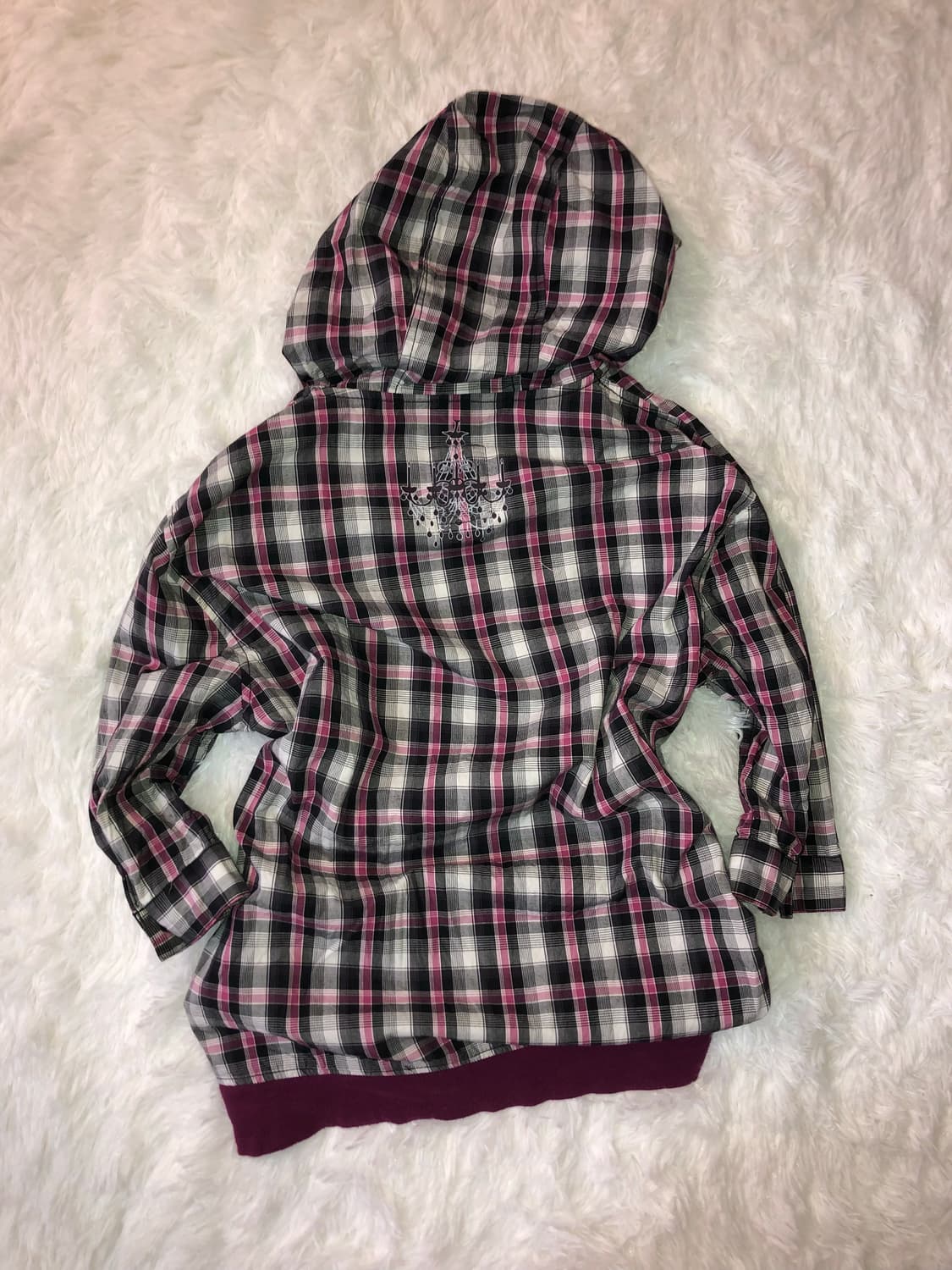 purple check outer  상품이미지2