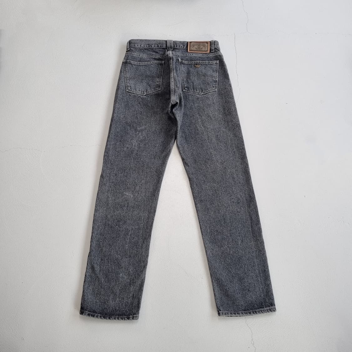 90S ARMANI JEANS 흑청 데님팬츠 - 32 상품이미지2