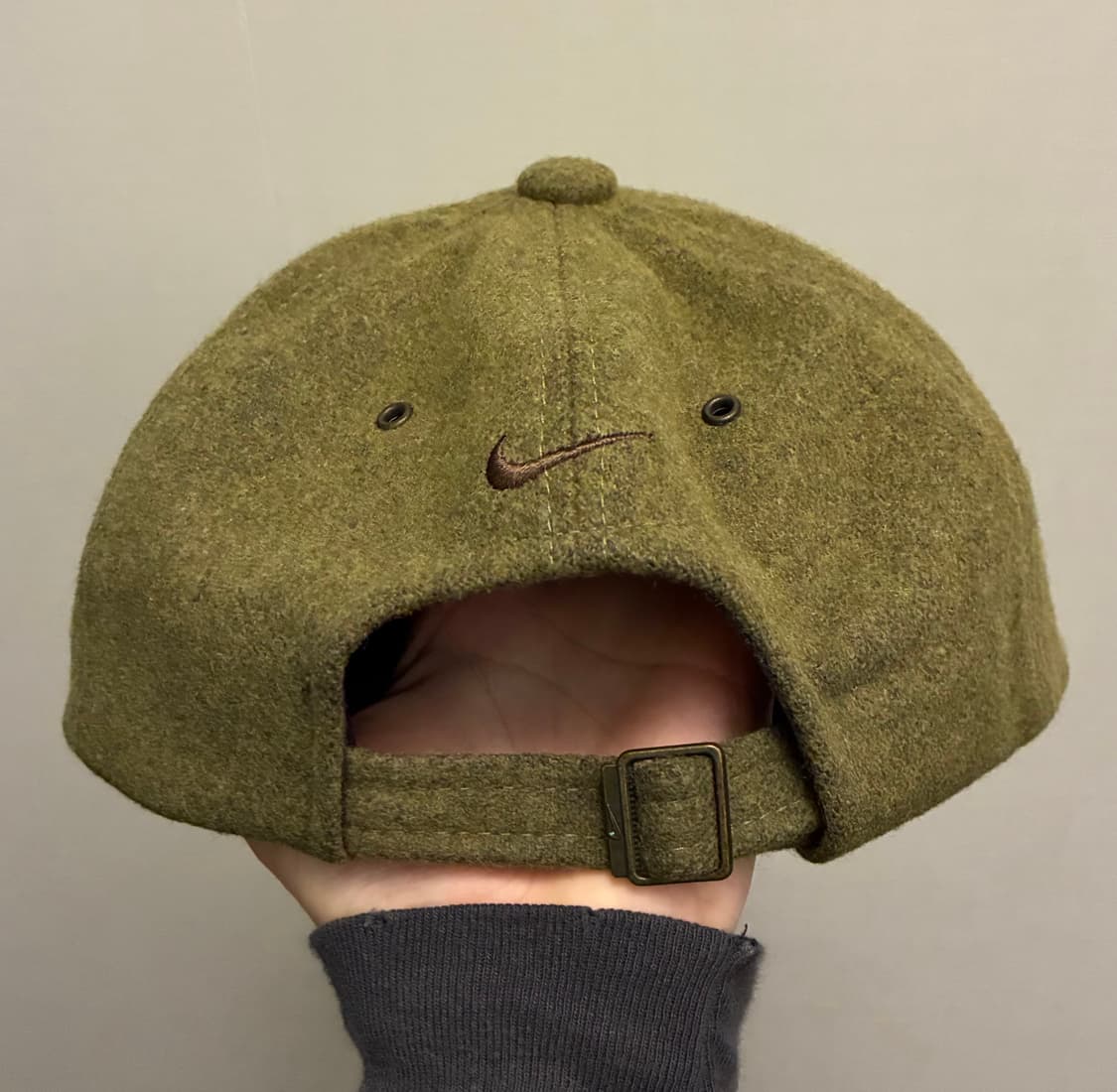 (F)90s 나이키 스포츠 울 나일론 빈티지 볼캡모자 덕캡 상품이미지5