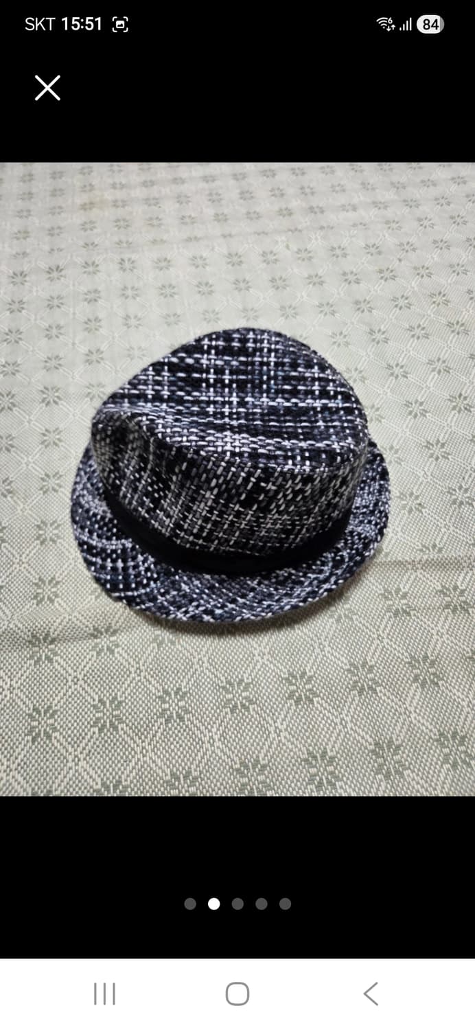 Henschel Hat Co.체크 패턴중절모M 상품이미지2