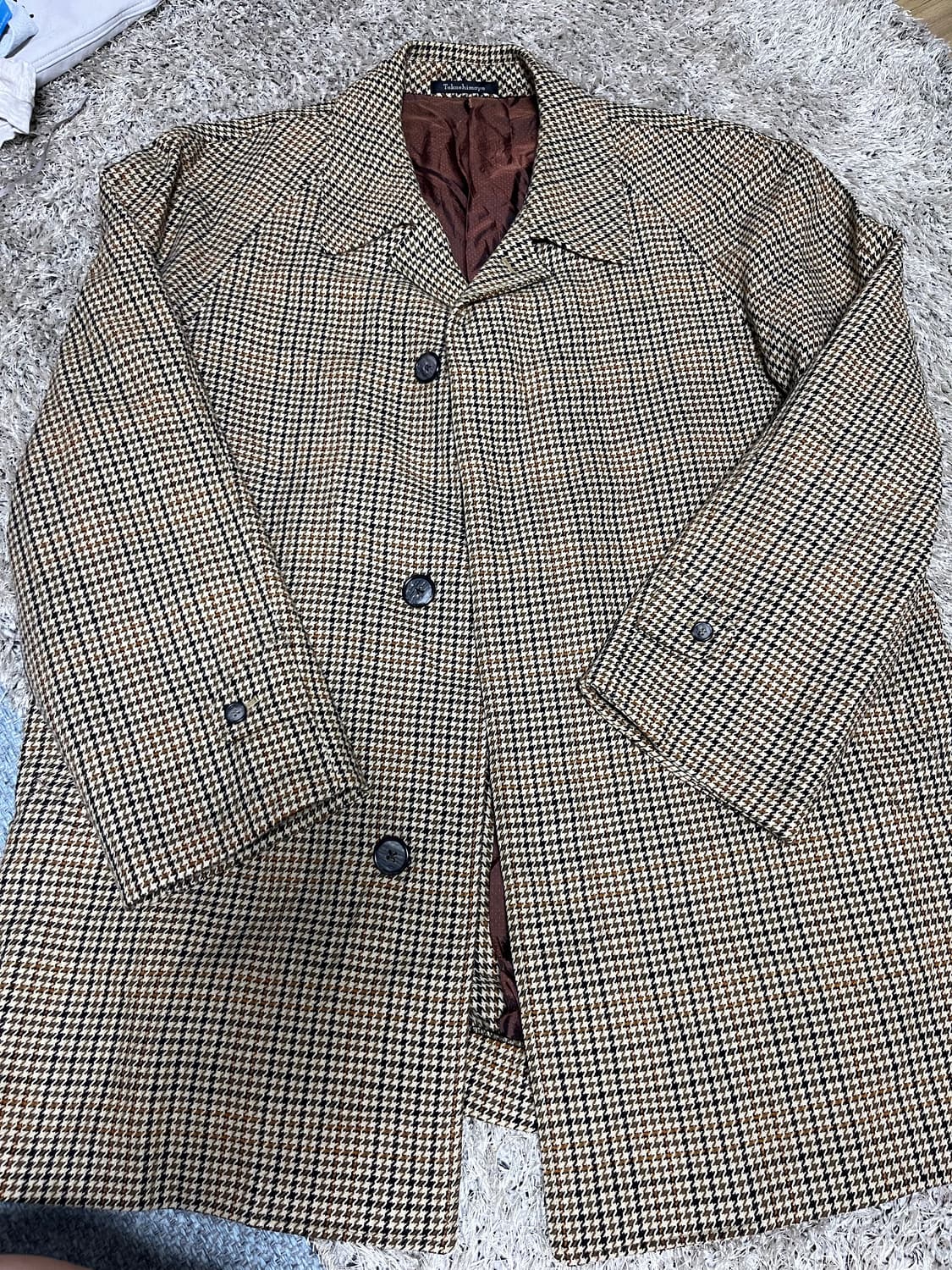 일본 고급백화점 타카시마야 하운드투스 코트 사이즈 105~110 상품이미지1