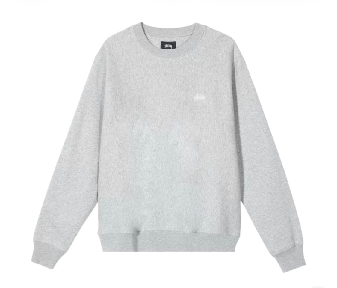 스투시 스탁 로고 크루넥 그레이 헤더 상품이미지3