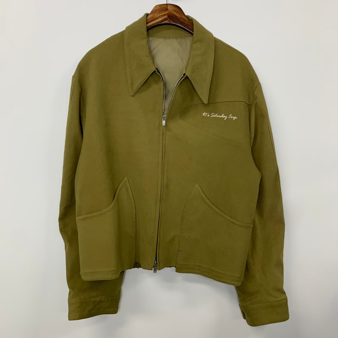 STU 에스티유 패치 포켓 올리브 자켓  상품이미지2