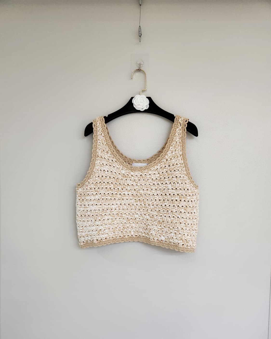 (새상품)코치 슬리브리스 니트 탑 (66~77사이즈) 상품이미지5