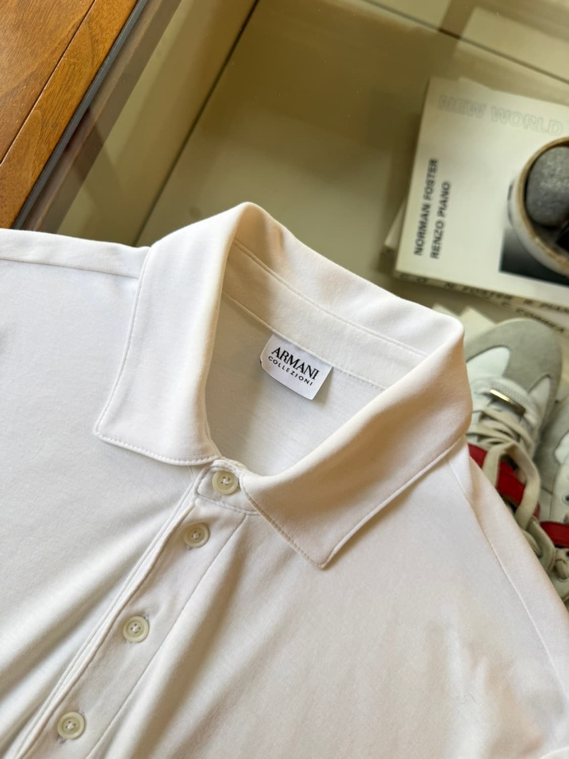 아르마니 꼴레지오니 pk 셔츠 슬림100 상품이미지9