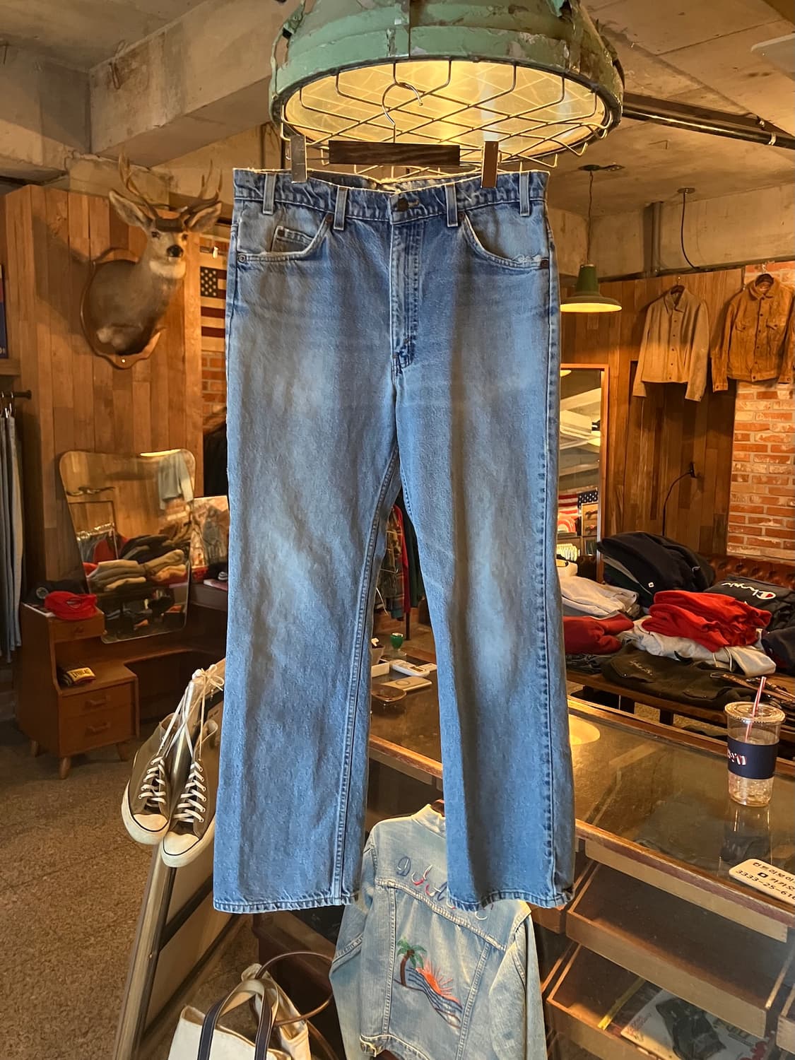 90s USA Levis 517 Boot Cut Denim Pants 상품이미지1