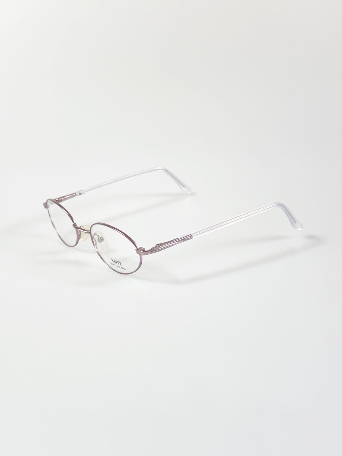 SAWY 라벤더 슬림 오벌 메탈 프레임 빈티지 안경 상품이미지3