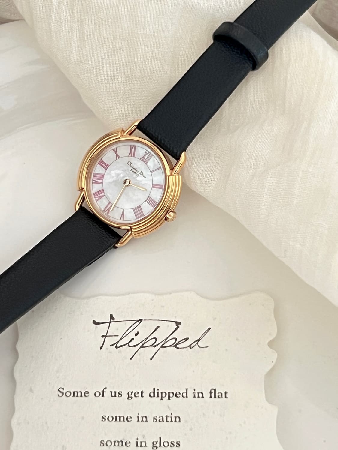 디올 골드 라운드 CD 버클 시계 / 정품감정 . 케어 상품이미지6