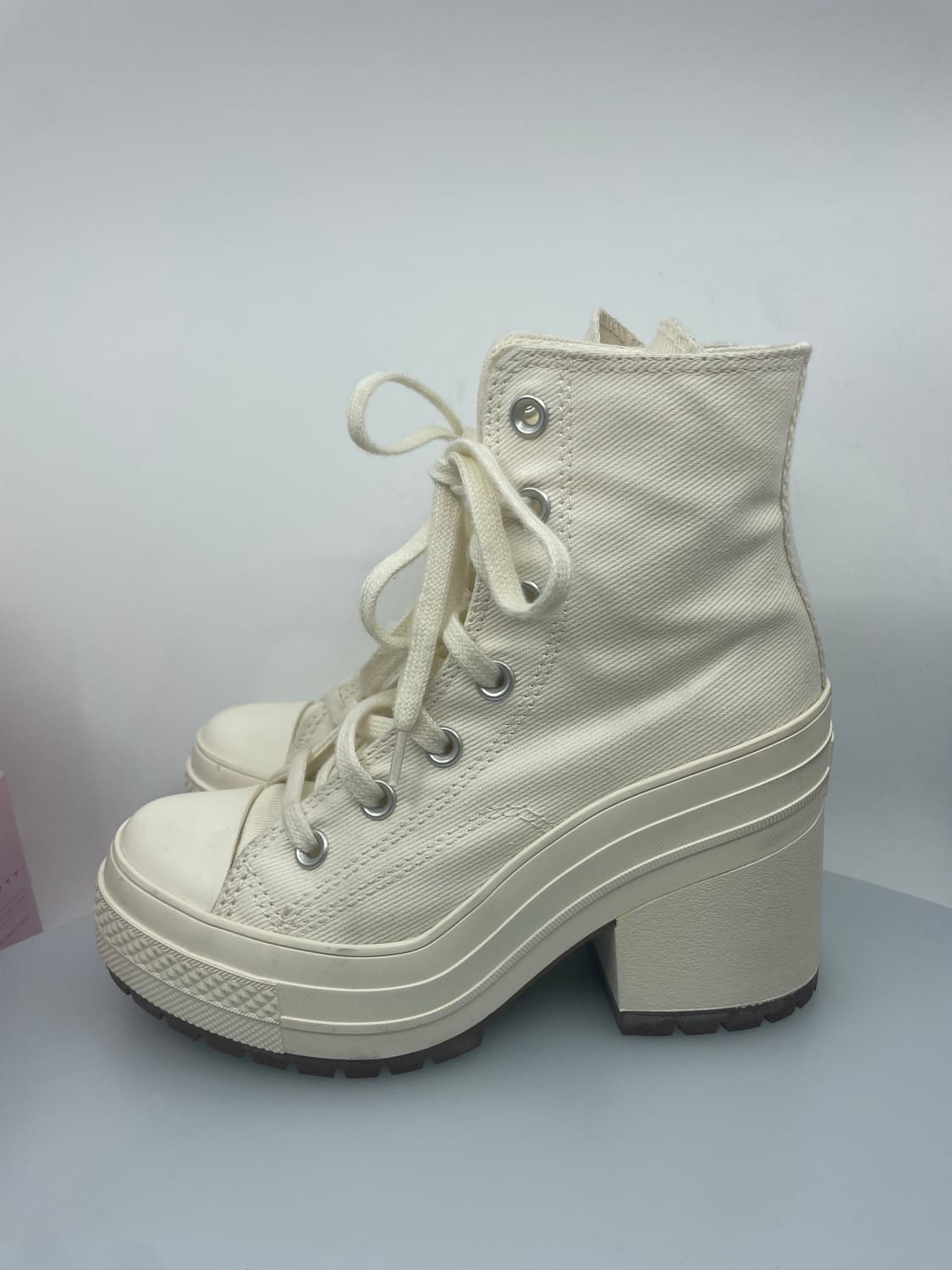 컨버스 converse 디 럭스 힐 에그렛(화이트) 220 스니커즈 상품이미지3