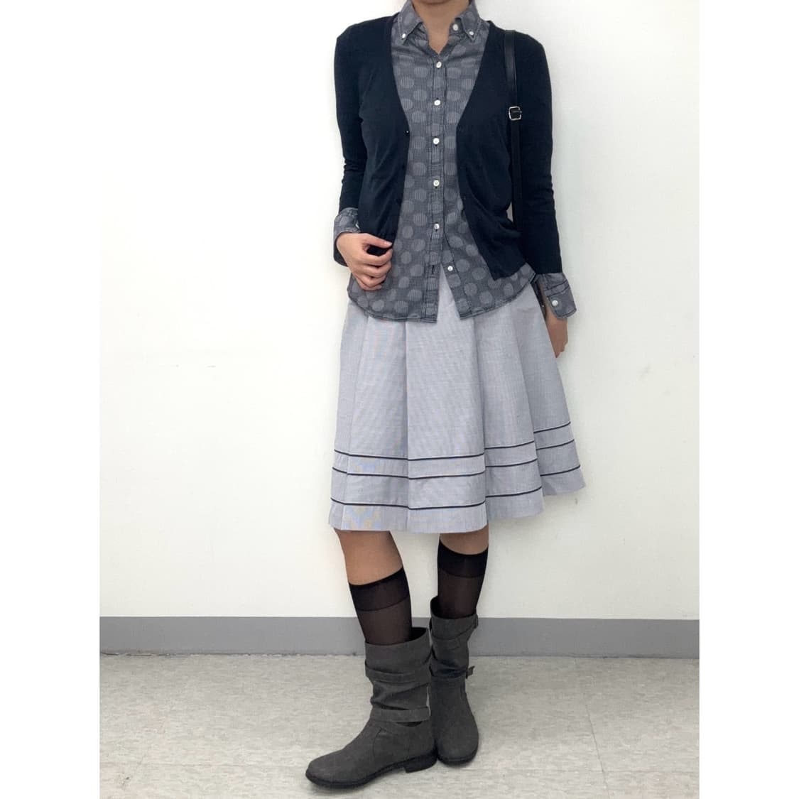 빈티지 네이비 가디건 상품이미지5