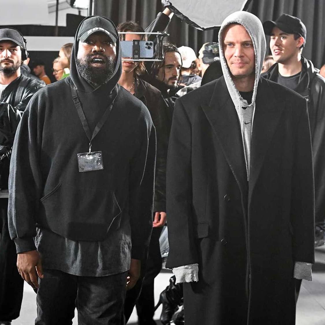 [XXL] 90s USA 나이키 센터 스우시 후드 그레이 상품이미지1