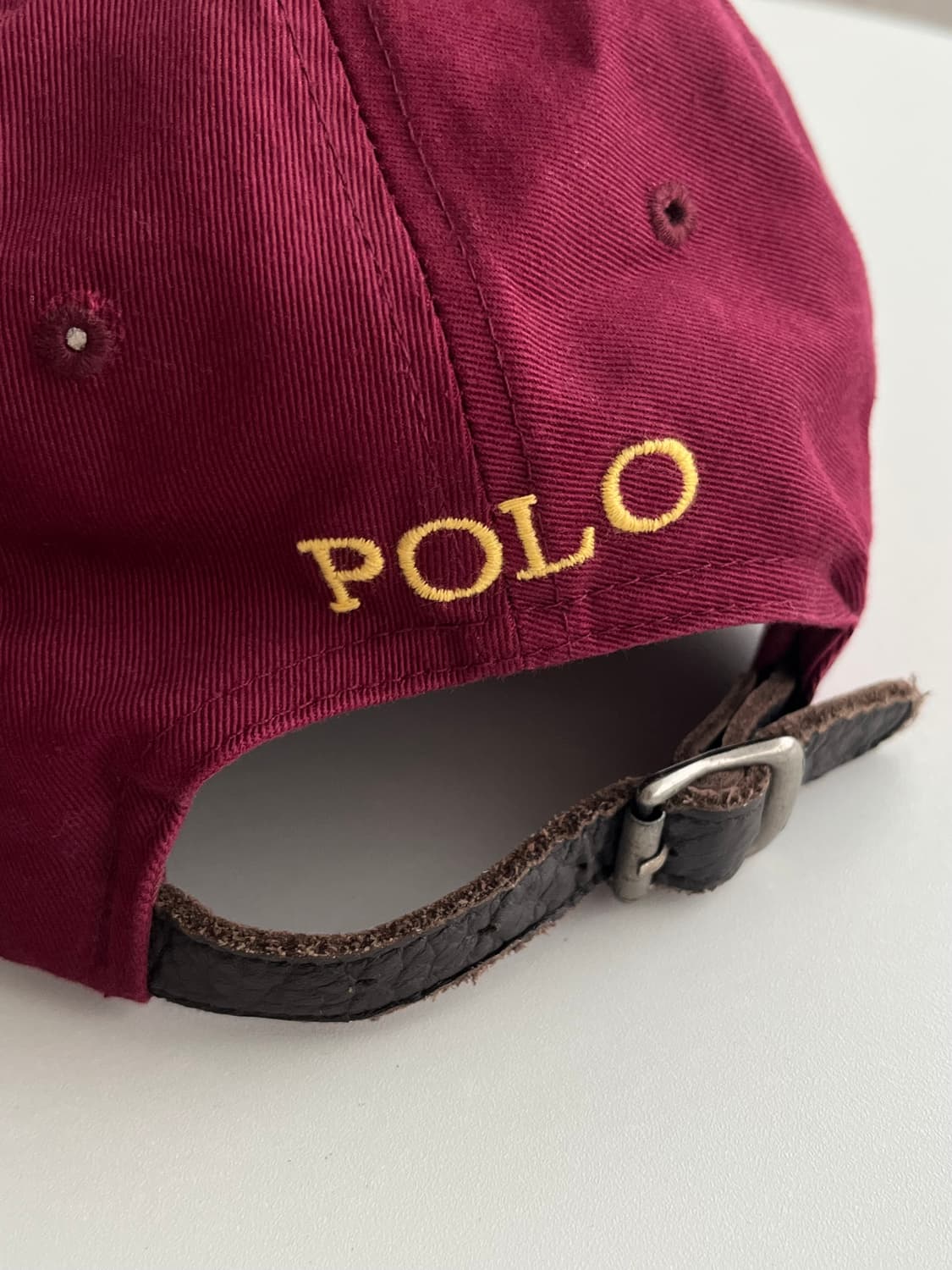폴로 랄프로렌 빈티지 볼캡 버건디 상품이미지3