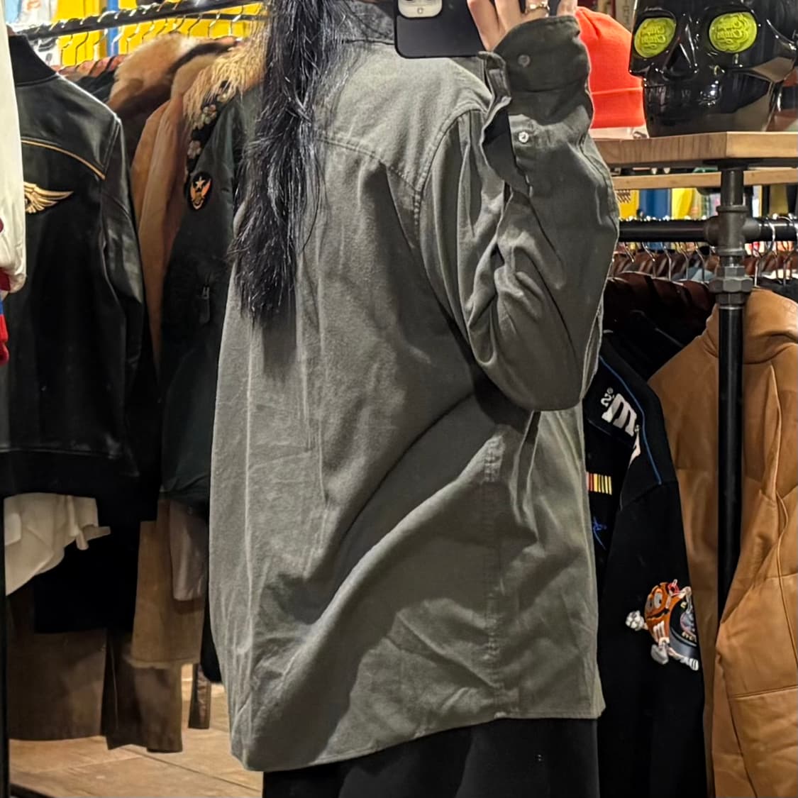 [HI] Carhartt 칼하트 긴팔셔츠 차콜 상품이미지5