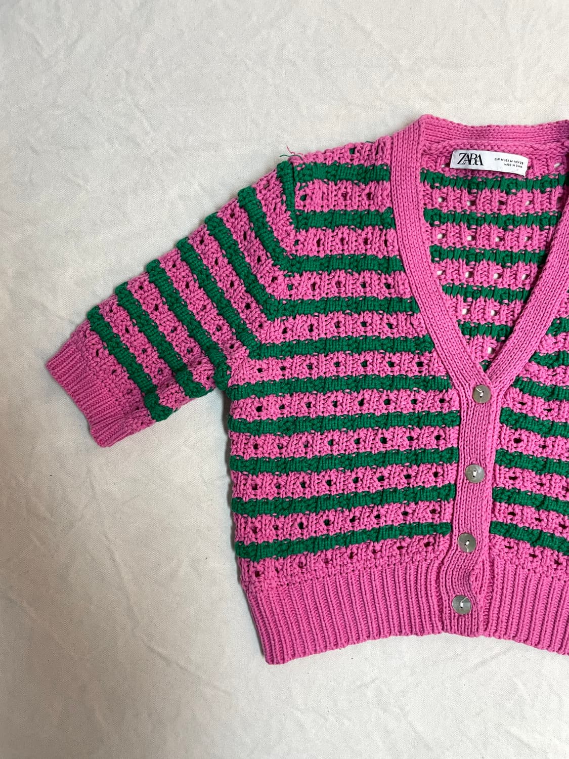 자라 크롭 니트 가디건 상품이미지3