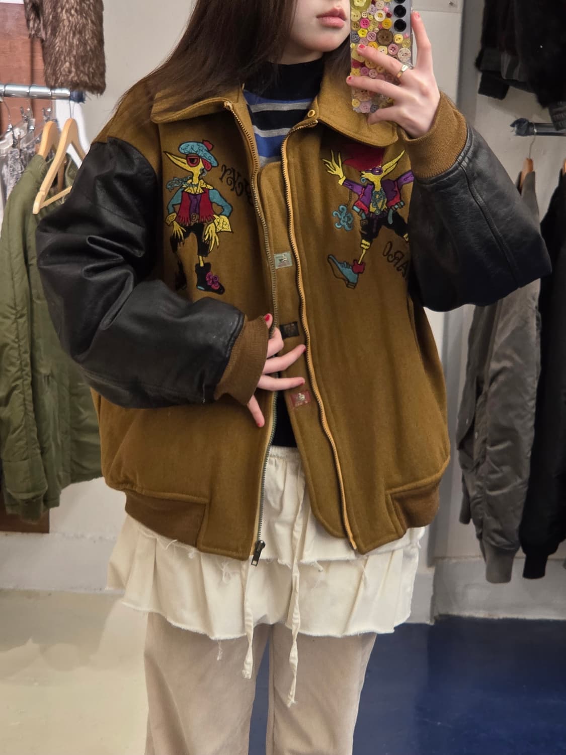 1990s Mr.SHINJI cow leather jaket 상품이미지4