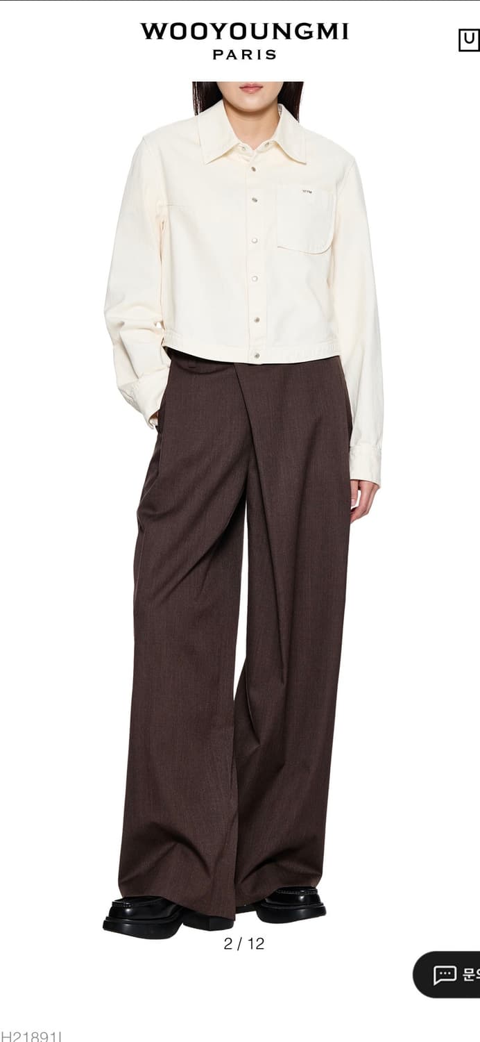 34 우영미 크롭 데님 자켓 상품이미지9