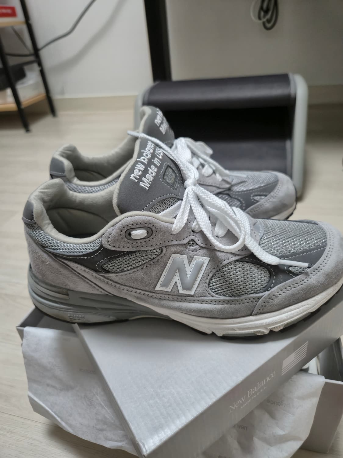 뉴발란스 993 우먼스 그레이 245mm 상품이미지3