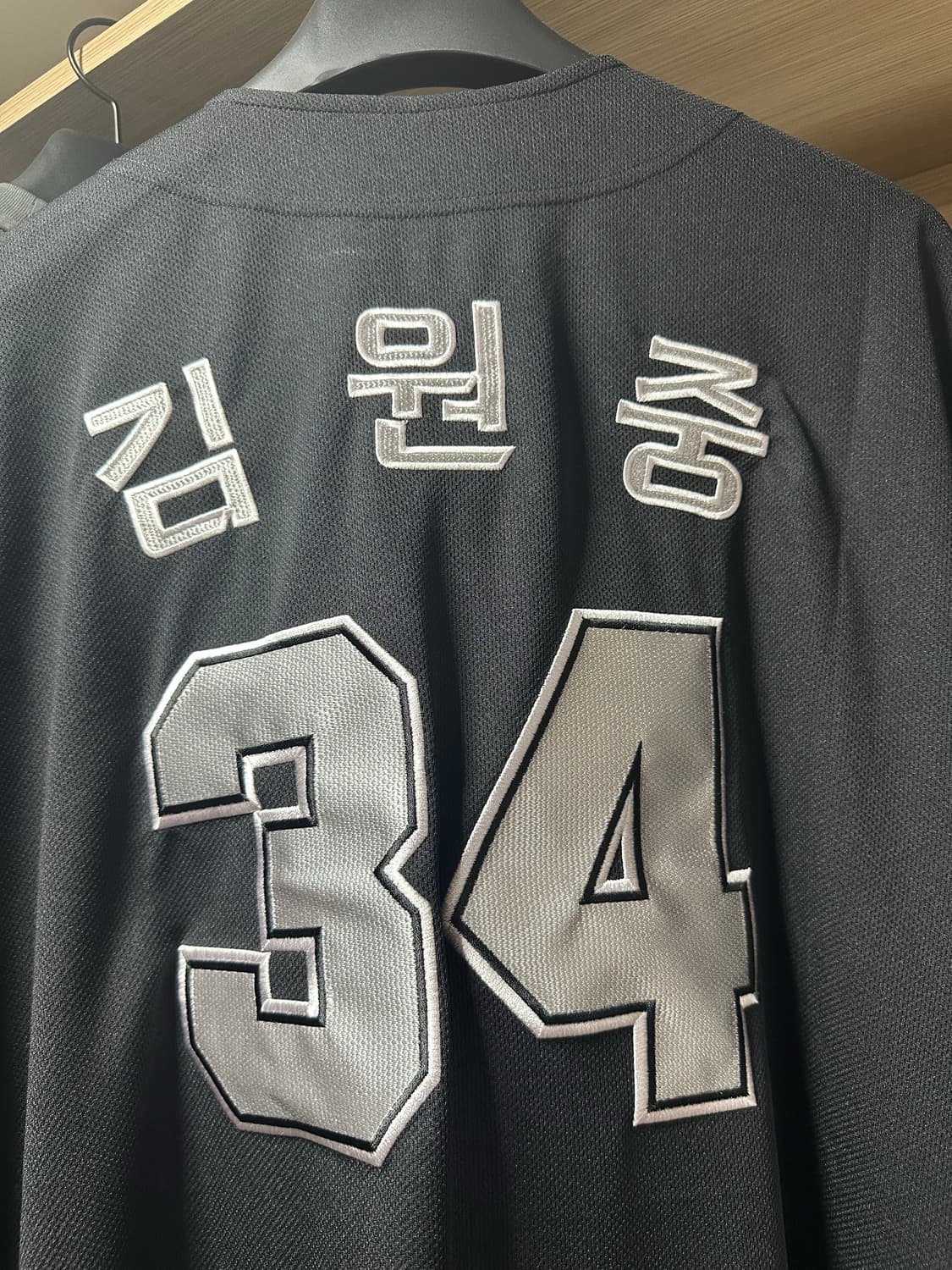 새상품 롯데자이언츠 올드블랙 어센틱 김원중 120 4XL 상품이미지4