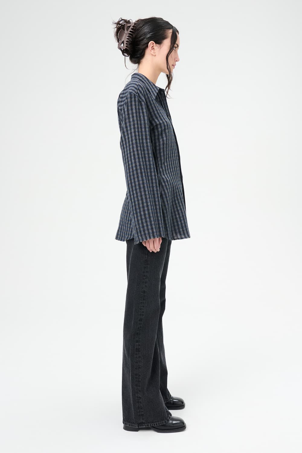 [32]아워레가시 DAISY 체크 셔츠 상품이미지3