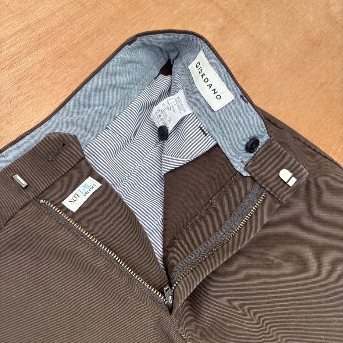  Giordano Brown Slim Fit Slacks 지오다노 상품이미지3