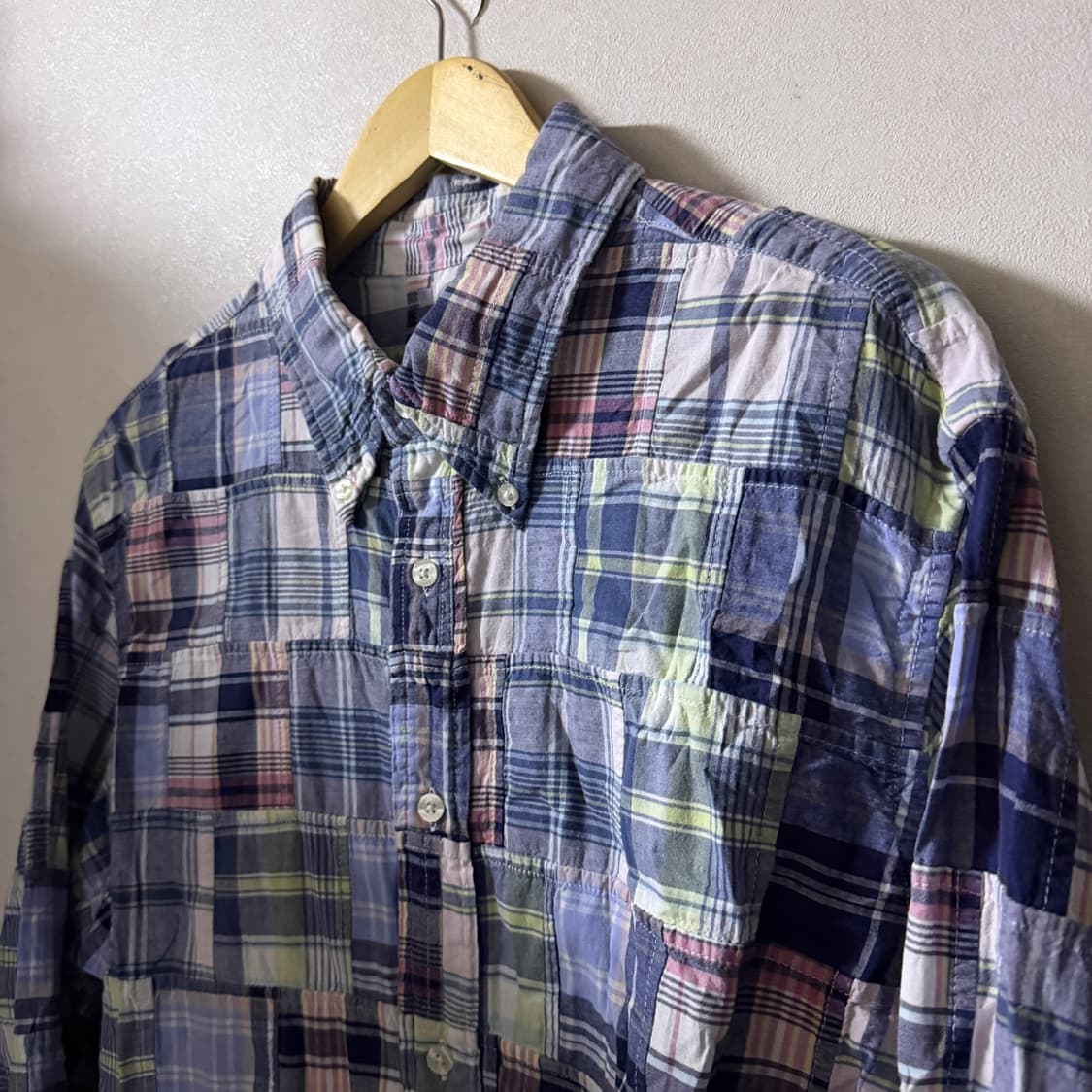 브룩스브라더스 남성 패치워크 패턴 셔츠 XL (남성 105) 상품이미지6