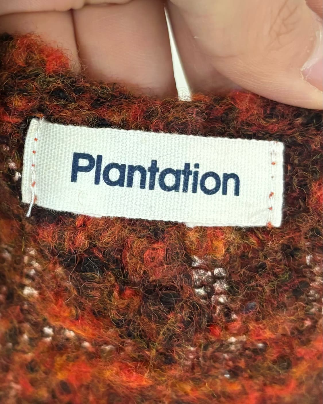 플랜테이션 (이세이 미야케)  레드 케이블 니트 가디건 상품이미지7