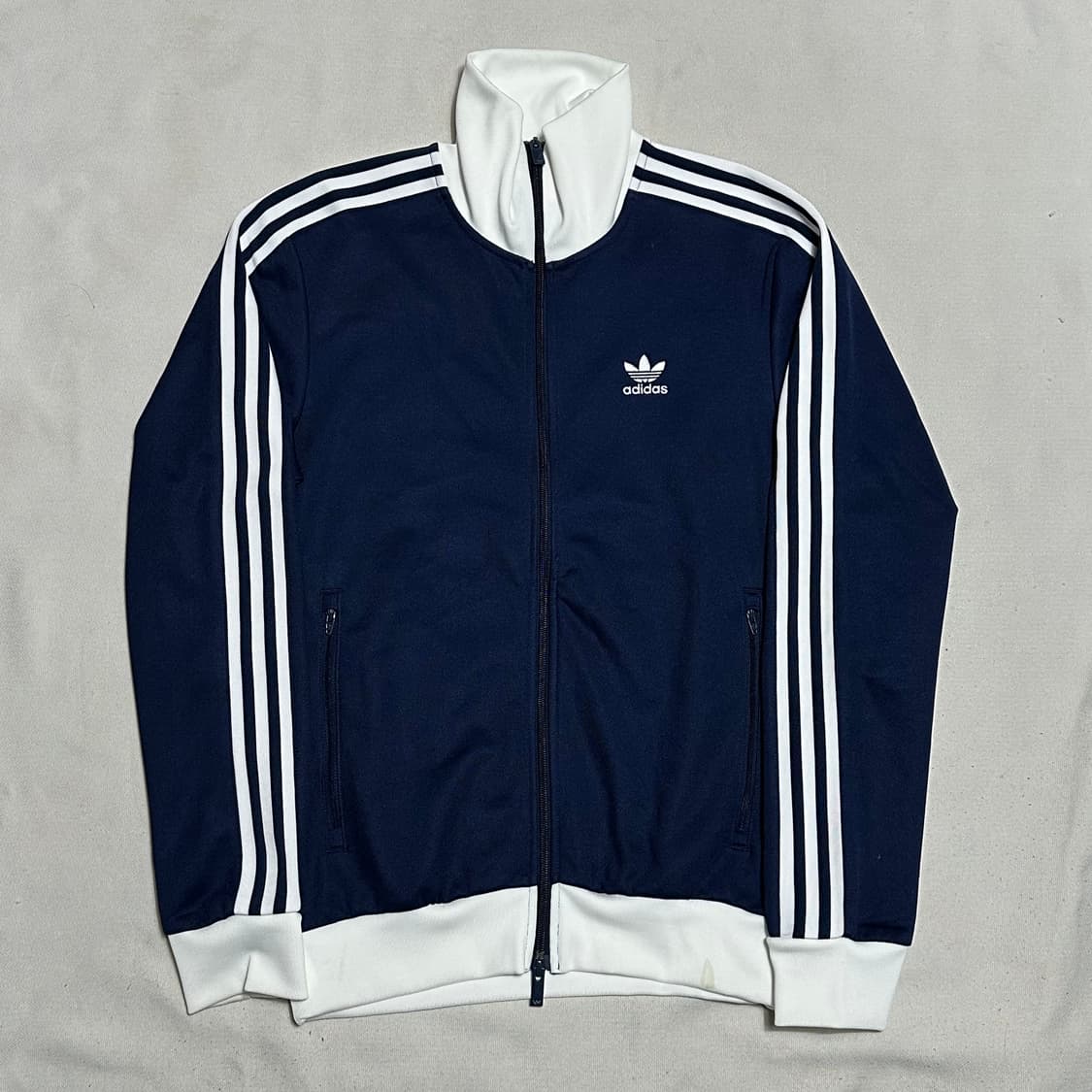 S 아디다스 베켄바우어 네이비 화이트 트랙탑  상품이미지2