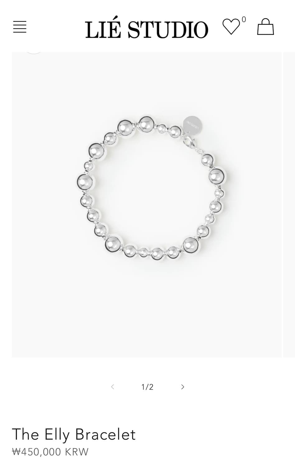 Lie studio 브레이슬릿 상품이미지3