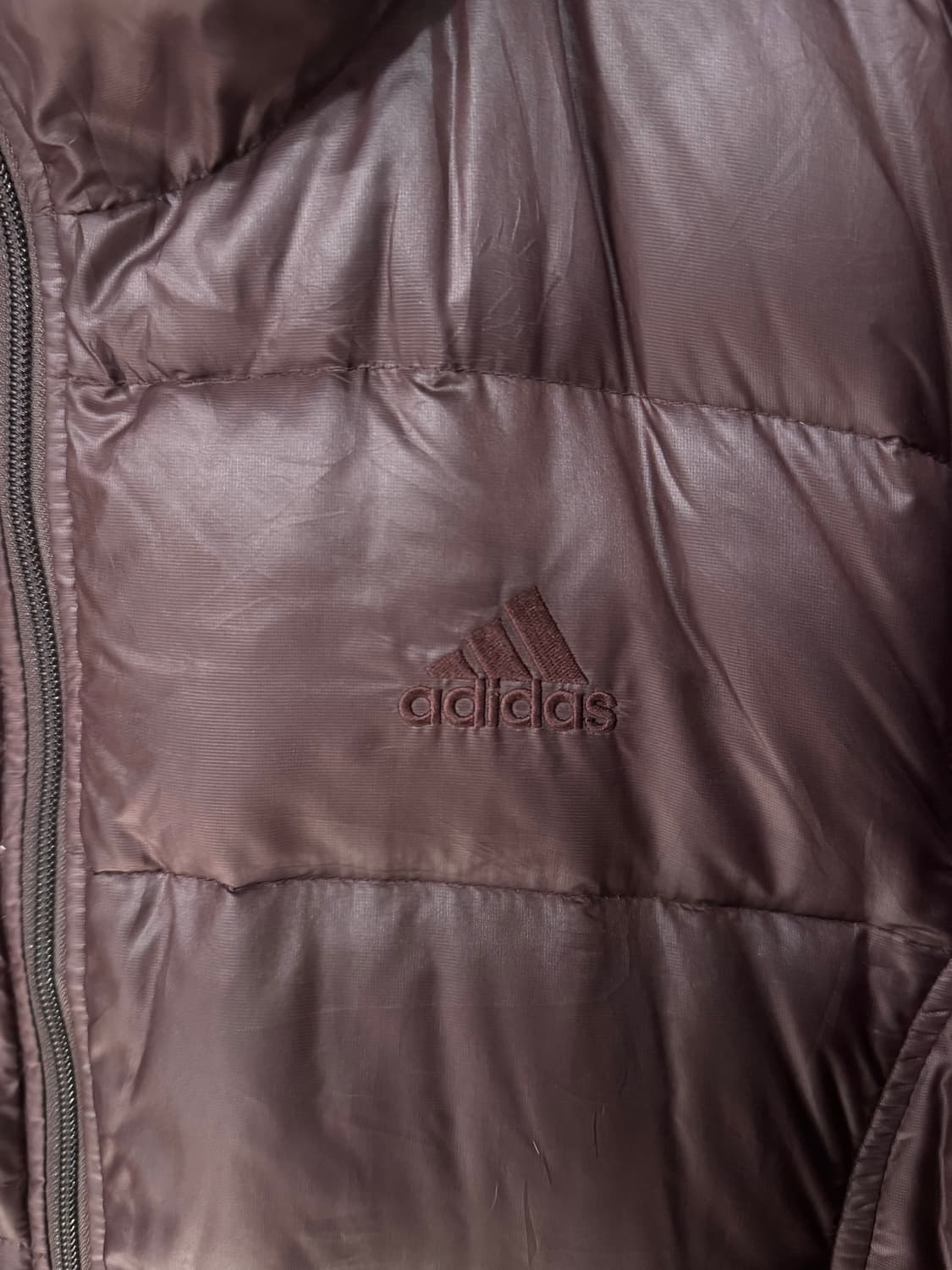 아디다스 버건디 라이트 후드 푸퍼자켓  상품이미지4