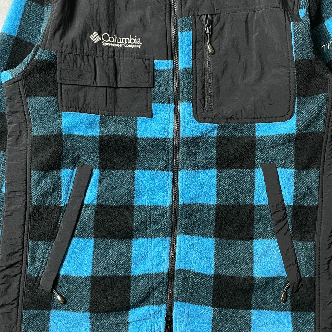 COLUMBIA 컬럼비아 빈티지 체크 플리스 후리스자켓 A00466 상품이미지3