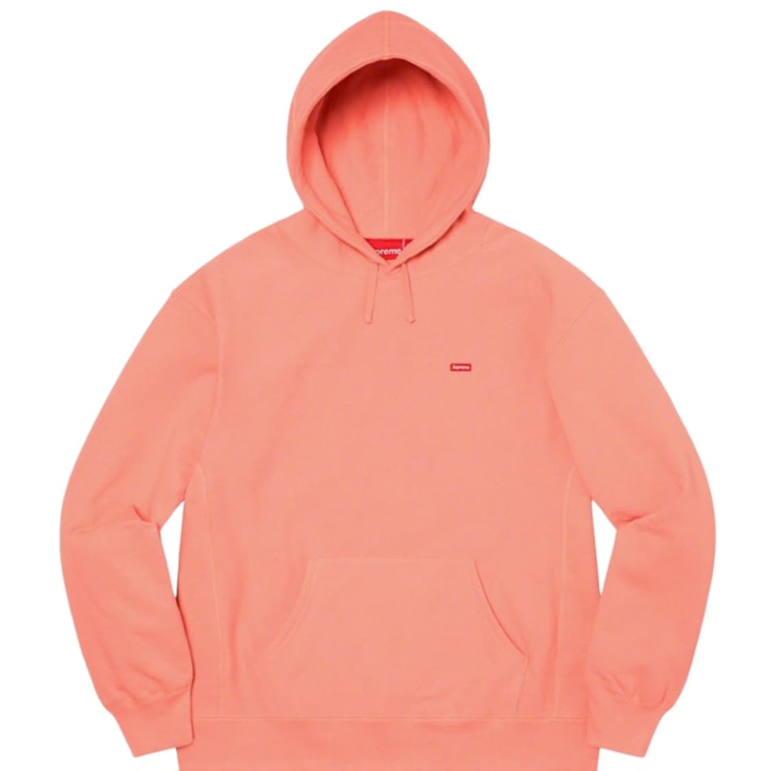 슈프림21ss 스몰 박스로고 후디 더스티 코랄 상품이미지1